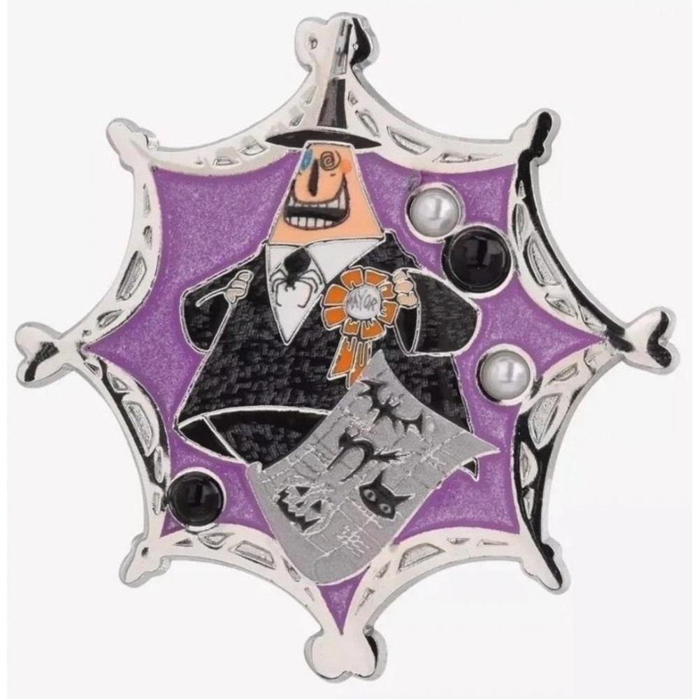 Brand New-Boxlunch Disney Pin-Nightmare Before Christmas Mayor 30th Anniversary